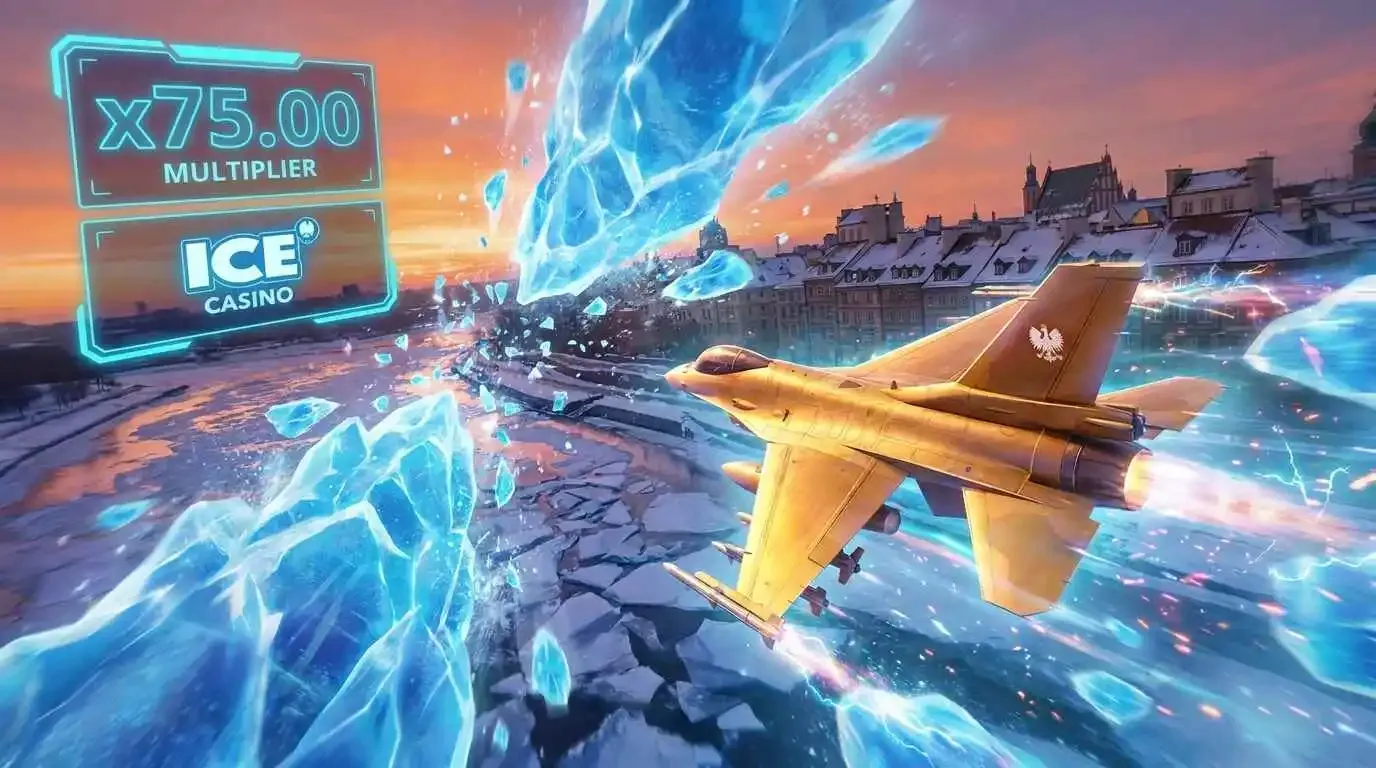 Golden jet plane shatters